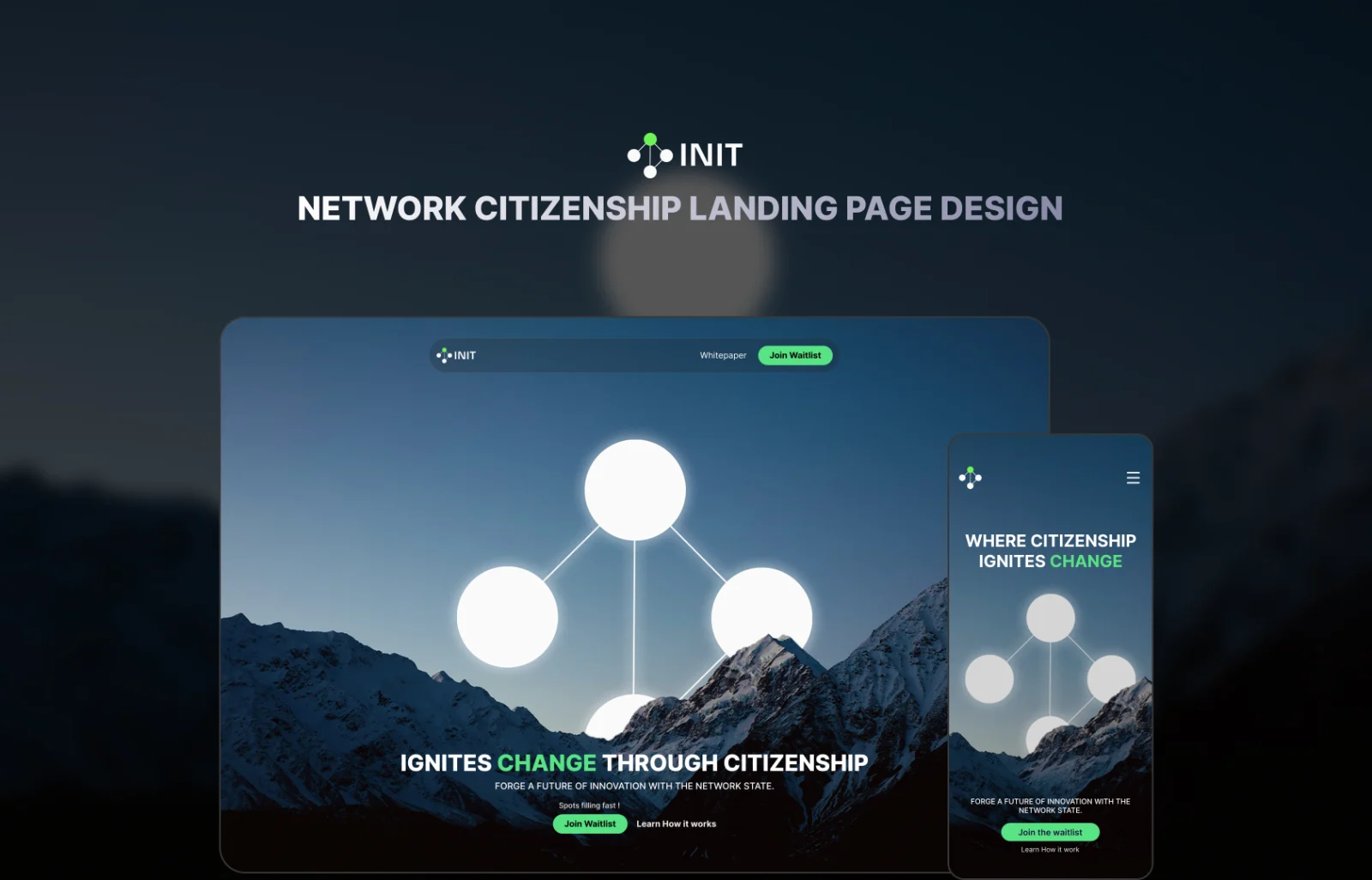 Init Landing Page