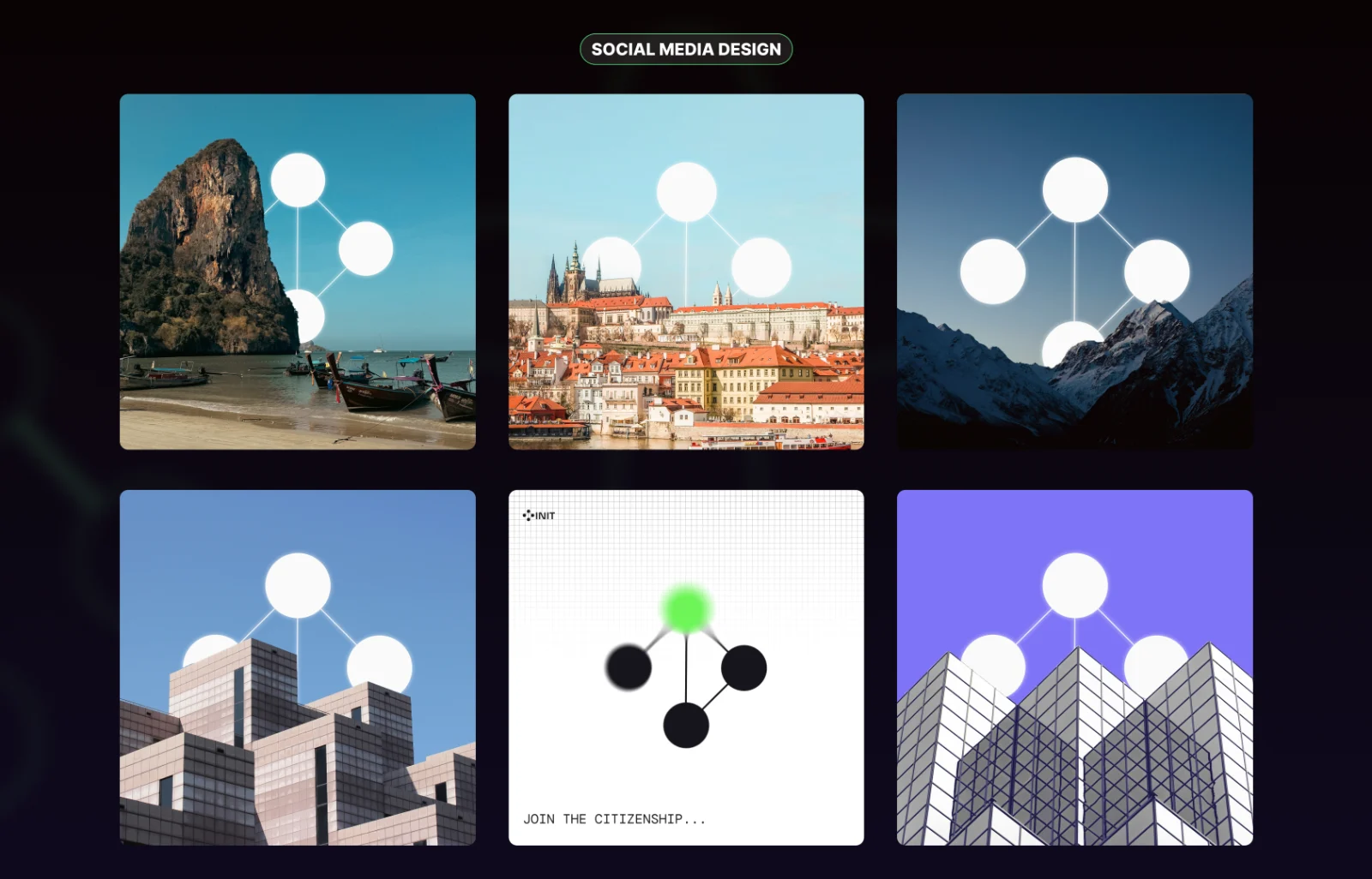 Init Landing Page hero visual